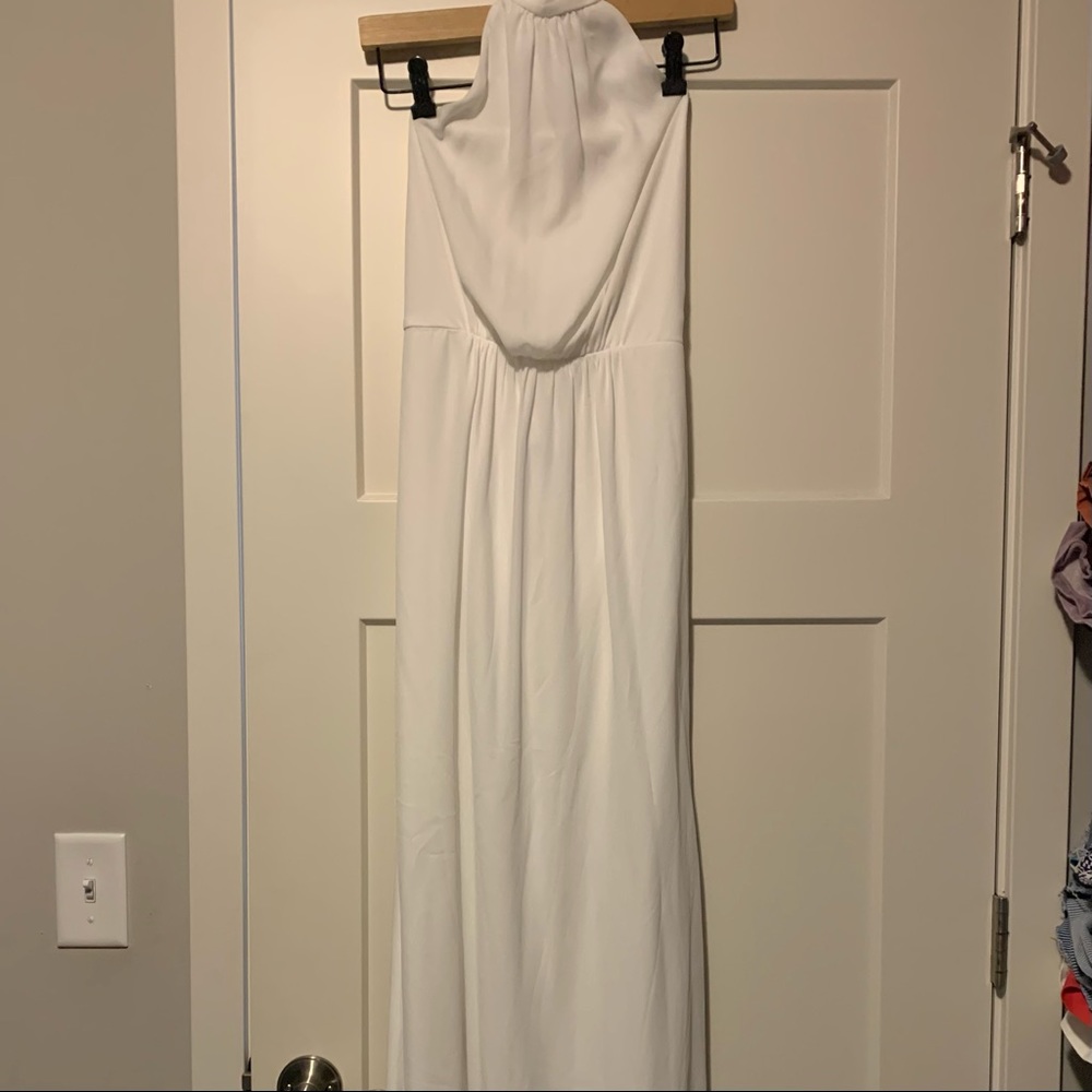 Show Me Your Mumu White Collette Collar Dress Medium